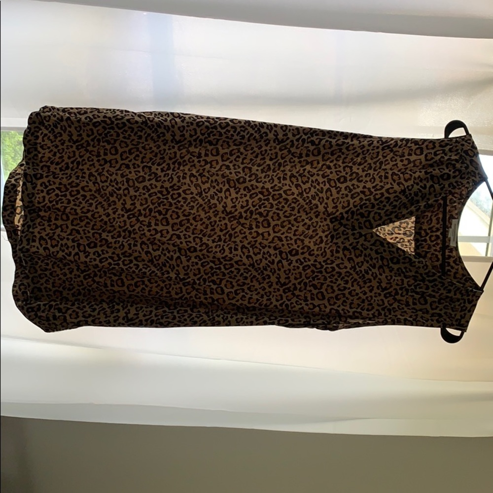 Cheetah print dress